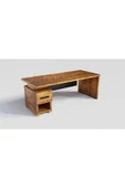 NT Concept Masif Ağaç Ofis Ve Çalışma Masası(75cm-140cm) - 2