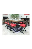 NT Concept Ntconcept Masif Ağaç Yemek Masası - 85cm-150cm Masa - 2