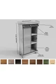 NT Concept Ntconcept Ting Masif Ağaç Dolap(60cm) - 2