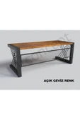 NT Concept Ntconcept Alfa Açık Ceviz Renk Masif Ahşap Ofis Ve Çalışma Masası(85cm-140cm) - 3