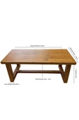 NTCollection NTConcept Doğal Ahşap Masif  Yemek Masası - 4