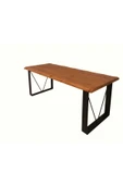 NTCollection Ntconcept Masif Ağaç Bahçe Masası 85cm-120cm Açıkceviz - 2