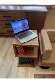 NTCollection NTConcept Ahşap Masif Yan Sehpa Kitaplık - 1