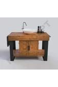 NT Concept Ntconcept Miha Masif Ahşap Lavabo Dolabı Hilton(130cm) - 1