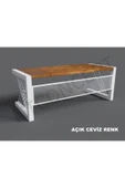NT Concept Ntconcept Alfa Açık Ceviz Renk Masif Ahşap Ofis Ve Çalışma Masası(85cm-180cm) - 3