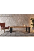 NT Concept Ntconcept Rona Masif Ahşap Sehpa(75cm-100cm-h44cm) - 1