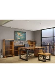 NT Concept Aden Doğal Ahşap Ofis Ve Çalışma Odası Takımı-200'lık Takım thumbnail 1