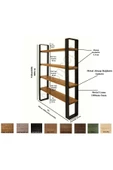 NT Concept Ntconcept Nia Masif Ağaç Kitaplık-vitrin(en 120cm) - 2