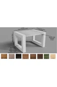 NT Concept Ntconcept Luh Masif Ahşap Sehpa(100cm-100cm-h44cm) - 3