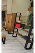 NT Concept Ntconcept Masif Ağaç Ofis Kitaplığı(en 180cm) - 4