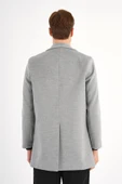 Regal Gri Kruvaze Erkek Kaban - 3