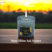 Kokulu Mum Dekoratif Kavanoz Füme Renk Plastik Bardak Mumluk Kandil Hediyelik Kokulu Mumlar - 3