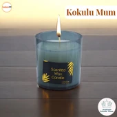 Kokulu Mum Dekoratif Kavanoz Füme Renk Plastik Bardak Mumluk Kandil Hediyelik Kokulu Mumlar - 1