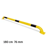Otopark Araç Stoperi (boru tip) Araç Stop Demiri Otopark Bariyeri 180 cm Ø76mm 3mm thumbnail 1