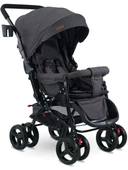 BabyHope 604 Çift Yönlü Bebek Arabası Siyah - 1