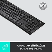 Logitech K270 920-003761 Q Kablosuz Klavye Teşhir thumbnail 8
