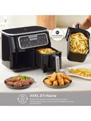Karaca Air Pro Cook Duo Tandır Xxxl 4+4 Litre Airfryer Black Silver 8 Kişilik Fritöz - 6