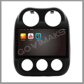 JEEP COMPAS UYUMLU 2010-2016 4 GB RAM 64 GB HAFIZA ANDROID MULTIMEDIA TEYP thumbnail 6