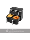 Karaca Air Pro Cook Duo Tandır Xxxl 4+4 Litre Airfryer Black Silver 8 Kişilik Fritöz - 7