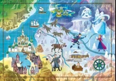Clementoni 39666 Disney Frozen Story Maps 1000 parça - 2