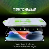 İ-STONE MAGIC GLASS IPHONE 15 PLUS UYUMLU FULL PLATİNUM OTOMATİK APARATLI KIRILMAZ CAM/EKRAN KORUYUCU - 6