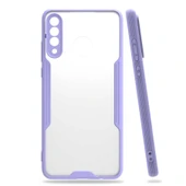 Huawei P30 Lite Kılıf Parfe Kenarları Pastel Renk Silikon Kılıf - 7