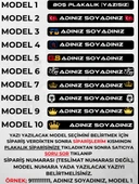 DeepCraft Kişiye Özel Her Araca Uygun İsimli Plakalık 2 adet - 5