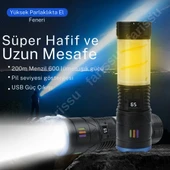 800 Lümen Gücünde Şarjlı El Feneri – Karanlıkta Tek İhtiyacınız - 1