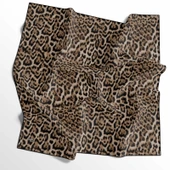 Leopar Desenli Soft Pamuk Eşarp - 04481 thumbnail 4