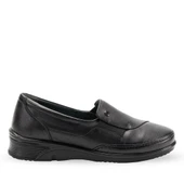 FORELLİ TERTE LASTİKLİ ORTOPEDİK DERİ KADIN AYAKKABI thumbnail 2