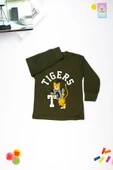 Kaplan Baskılı Uzun Kollu Çocuk  Sweatshirt  1-4 Yaş - 10
