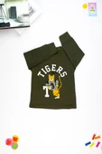 Kaplan Baskılı Uzun Kollu Çocuk  Sweatshirt  1-4 Yaş - 3