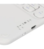 TCL TAB 10 Gen 2 10.4" Uyumlu Kablosuz Bluetooth Şarjlı TouchPad'li Türkçe Q Klavye - Beyaz thumbnail 4