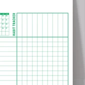 2025 Aylık Planlayıcı Duvar Takvimi, A4, Alışkanlık Takipçisi,Yapılacaklar Listesi, Monthly Wall Planner Calendar, Habbi - 5