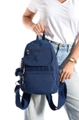 Kadın Sırt Çantası Kapaklı Model 30*25 Cm Hafif Klinkır Kumaş Spor Çantası Günlük Bayan Çantası - 1