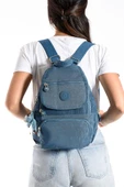 Kadın Sırt Çantası Kapaklı Model 30*25 Cm Hafif Klinkır Kumaş Spor Çantası Günlük Bayan Çantası - 11
