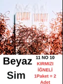 Eagenset Çapari, İstavrit Çaparisi, Ultraviyole Uv Neon 11 No Kırmızı İğne, 10 İğneli Çapari 2li Paket thumbnail 4