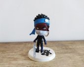 Naruto Anime Momochi Zabuza Mini Action Figür Oyuncak Biblo Masaüstü Süsü Anahtarlık 7cm thumbnail 1