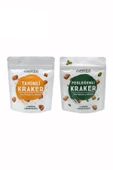 Tahinli Kraker 40 gr+Fesleğenli Kraker 40 gr Tuzlu Atıştırmalık - 1