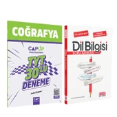 Çap Yayınları TYT Coğrafya 30 X 5 Up Deneme ve AKM Dil Bilgisi Soru Bankası Seti 2 Kitap - 1