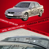 Opel Vectra Bagaj Üstü Slim Yarasa Spoiler Piano Black Parlak Siyah thumbnail 1