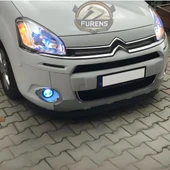 Citroen Berlingo 2009-2018 Uyumlu H lip Esnek Ön Lip 2 Parça Karlık Ön Ek Tampon Altı Dil - 10