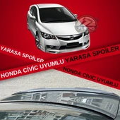 Honda Civic Fd6 Bagaj Üstü Black Piano Yarasa Spoiler Bagaj Çıtası thumbnail 1