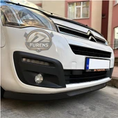 Citroen Berlingo 2009-2018 Uyumlu H lip Esnek Ön Lip 2 Parça Karlık Ön Ek Tampon Altı Dil - 6