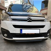Citroen Berlingo 2009-2018 Uyumlu H lip Esnek Ön Lip 2 Parça Karlık Ön Ek Tampon Altı Dil - 5