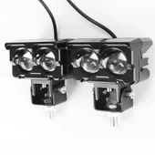 Robot Sis Farı 1 Adet Sarı – Beyaz 50W Motosiklet Off Road Atv Utv Araba Uyumlu Baykuş Sis - 3