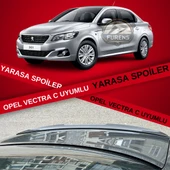 Peugeot 301 Bagaj Üstü Yarasa Spoiler Piano Black thumbnail 1