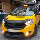 Dacia Lodgy 2012-2019 Uyumlu H lip Esnek Ön Lip 2 Parça Karlık Ön Ek Tampon Altı Dil - 1