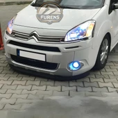Citroen Berlingo 2009-2018 Uyumlu H lip Esnek Ön Lip 2 Parça Karlık Ön Ek Tampon Altı Dil - 7