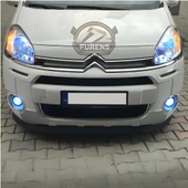 Citroen Berlingo 2009-2018 Uyumlu H lip Esnek Ön Lip 2 Parça Karlık Ön Ek Tampon Altı Dil - 9